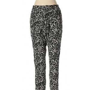Rachel Rachel Roy black cotton printed high waisted mc hammer pants